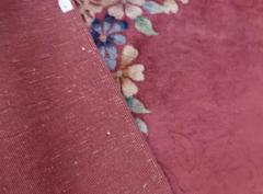 Antique Art Deco Chinese Carpet 88 x 118  - 3967804