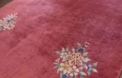 Antique Art Deco Chinese Carpet 88 x 118  - 3967807