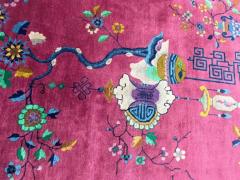 Antique Art Deco Chinese Carpet Dragon Rug c 1910 - 3969779