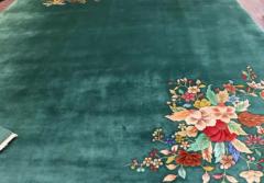 Antique Art Deco Chinese Carpet Dragon and Paradise - 3969410