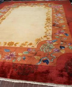 Antique Art Deco Chinese Carpet Unusual 810 x 116  - 3967814