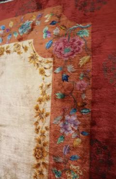 Antique Art Deco Chinese Carpet Unusual 810 x 116  - 3967821