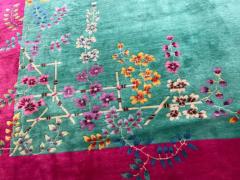 Antique Art Deco Chinese Carpet c 1920s - 3969738