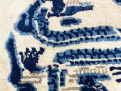 Antique Art Deco Chinese Peking Dragon Rug - 3973598