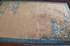 Antique Art Deco Chinese Rug Bamboo Tree 51 x 711  - 3967779