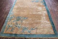 Antique Art Deco Chinese Rug Bamboo Tree 51 x 711  - 3967783