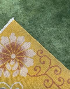 Antique Art Deco Chinese Rug Butterfly Meet finely - 3970296