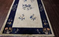 Antique Art Deco Chinese peking Rug 4 x 69  - 3967898