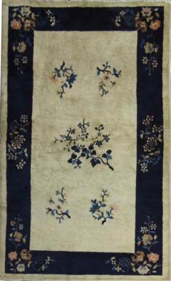 Antique Art Deco Chinese peking Rug 4 x 69  - 4101102