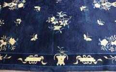 Antique Art Deco Classic Chinese Rug c 1920 41 x 68  - 3967890