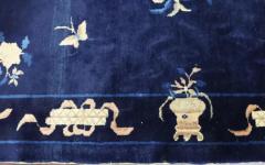 Antique Art Deco Classic Chinese Rug c 1920 41 x 68  - 3967892