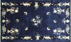 Antique Art Deco Classic Chinese Rug c 1920 41 x 68  - 3967910