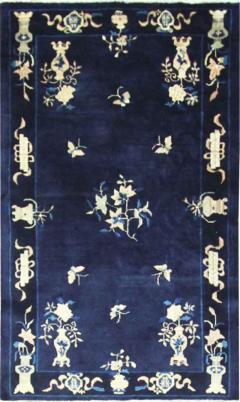 Antique Art Deco Classic Chinese Rug c 1920 41 x 68  - 4099367