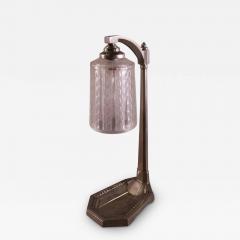Antique Art Deco Glass Table Lamp - 3782198