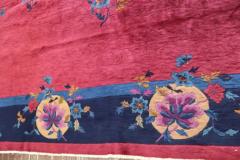 Antique Art Deco Manderin Manchester Wool Carpet Signed - 3969220