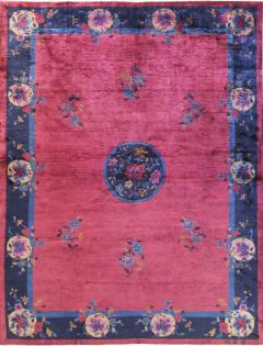 Antique Art Deco Manderin Manchester Wool Carpet Signed - 4118419
