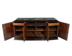 Antique Art Deco Marble Top Buffet Cabinet - 3906666