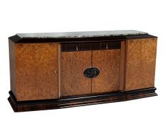 Antique Art Deco Marble Top Buffet Cabinet - 3906675