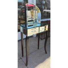 Antique Art Deco Mirrored Tri Fold Vanity - 4317179