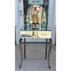 Antique Art Deco Mirrored Tri Fold Vanity - 4317180