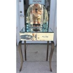 Antique Art Deco Mirrored Tri Fold Vanity - 4317181
