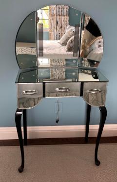 Antique Art Deco Mirrored Vanity Table - 2117362