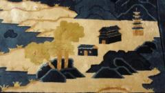 Antique Art Deco Peking Rug Scene Design - 3967552