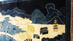 Antique Art Deco Peking Rug Scene Design - 3967585