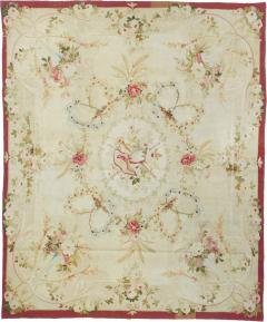 Antique Aubusson Beauvais Rug 5 1 x 6 2  - 4327770