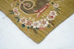 Antique Aubusson Design Tapestry 27 x 29 - 4241099