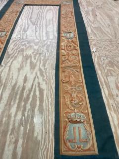 Antique Aubusson Door Window Panel - 3971428