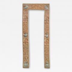 Antique Aubusson Door Window Panel - 4362349