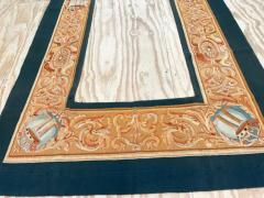 Antique Aubusson Door Window Panel - 3971551