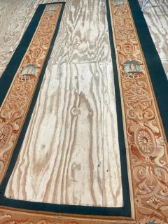 Antique Aubusson Door Window Panel - 3971553