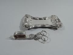 Antique Austrian Silver Candle Snuffer on Rococo Stand - 3750334