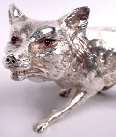 Antique Austrian Silver Figure of Stalking Fox - 4059120