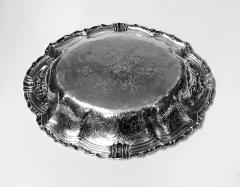 Antique Austrian Silver large Fruit Serving Dish Vienna C 1890  - 1172534