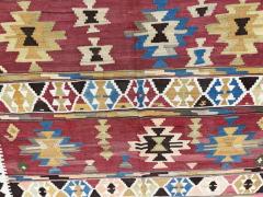 Antique Azerbaijan Kilim rug unusual 20th century - 3971450