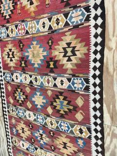 Antique Azerbaijan Kilim rug unusual 20th century - 3971525