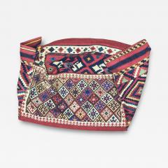 Antique Azerbaijan Shahsavan Cargo Bag or Mafrash Bedding Bags Soumak Kilim - 4027615
