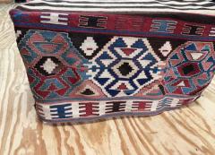 Antique Azerbaijan Shahsavan Cargo Bag or Mafrash Bedding Bags Soumak Kilim - 3971608