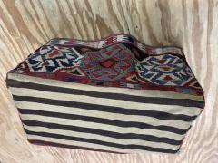 Antique Azerbaijan Shahsavan Cargo Bag or Mafrash Bedding Bags Soumak Kilim - 3971684