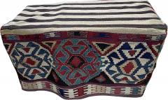 Antique Azerbaijan Shahsavan Cargo Bag or Mafrash Bedding Bags Soumak Kilim - 4033682