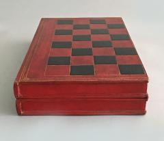 Antique Backgammon and Chess Board Book Box - 1816489