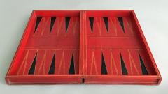 Antique Backgammon and Chess Board Book Box - 1816492