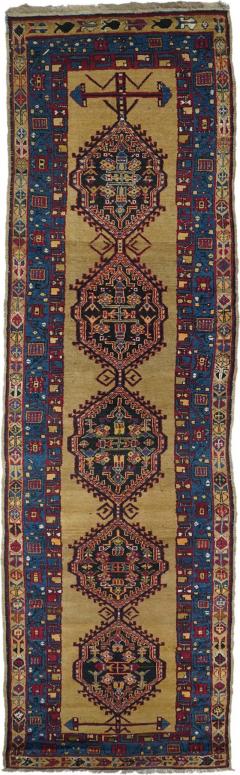 Antique Bakshayesh Rug 36 x 143 - 4461007