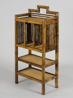 Antique Bamboo Bookcase - 115546