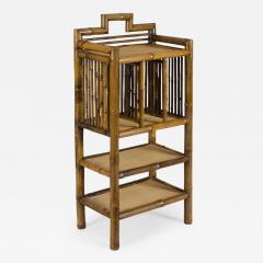Antique Bamboo Bookcase - 115953