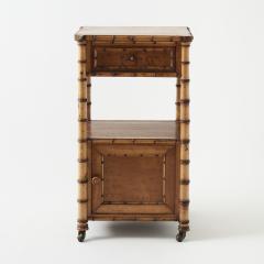 Antique Bamboo Nightstand - 4476104