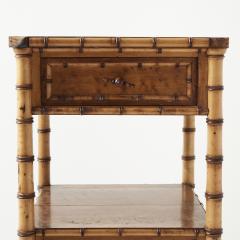 Antique Bamboo Nightstand - 4476106